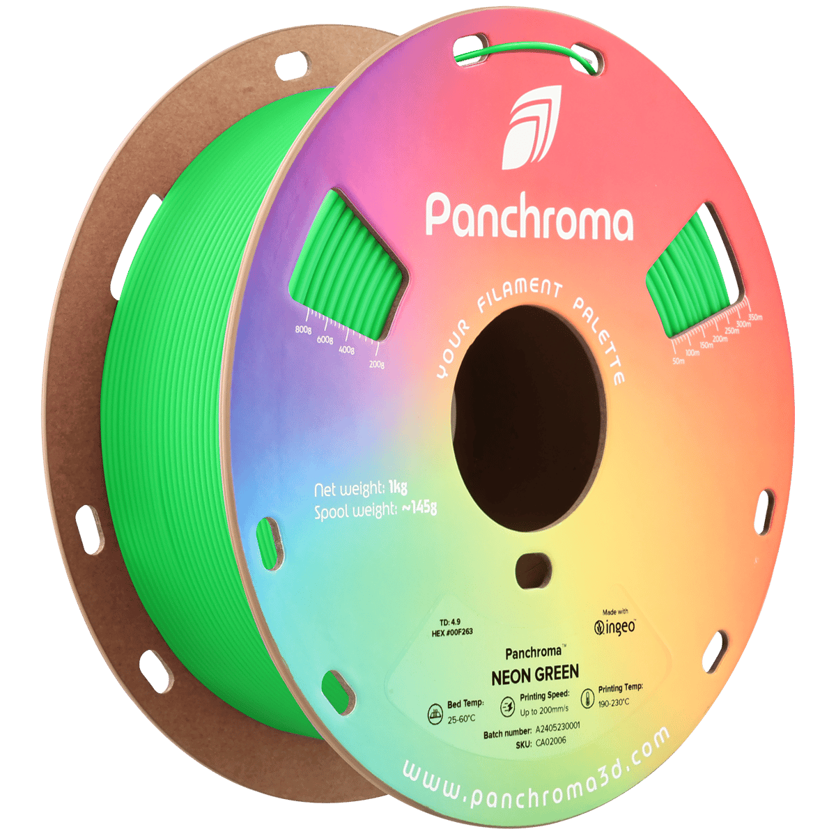 Panchroma PLA Filament Neon Yeşil - 1 kg 1.75mm