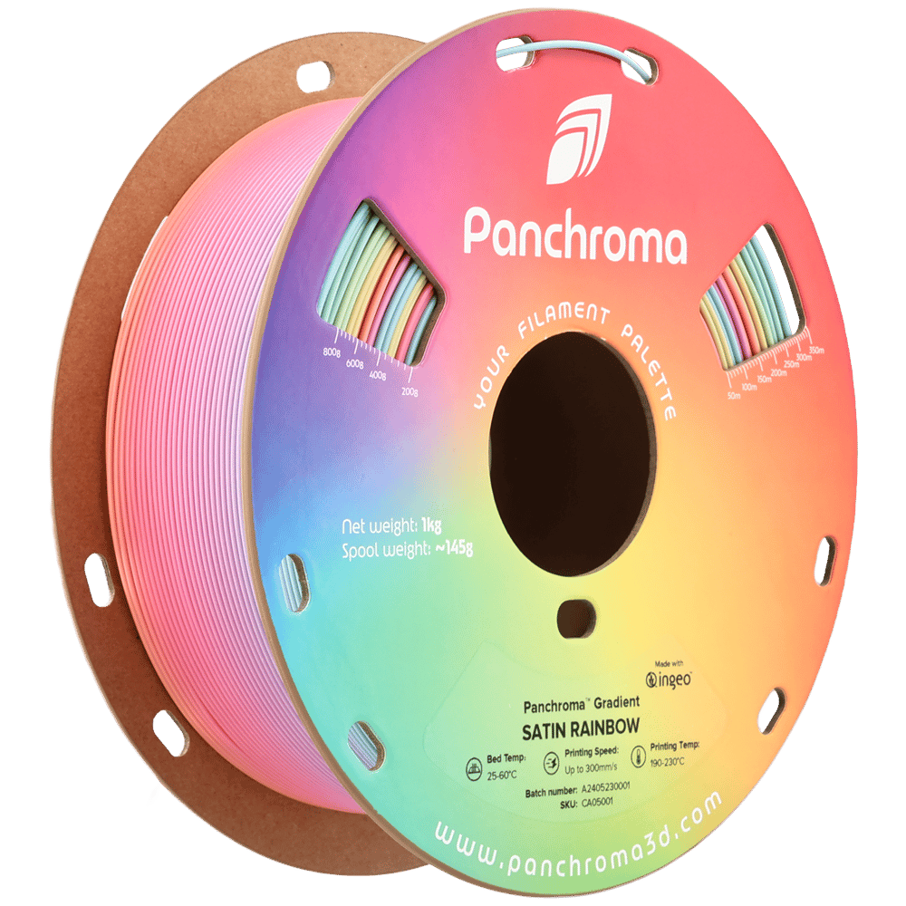 Panchroma PLA Gradient Filament Saten Gökkuşağı - 1 kg 1.75mm
