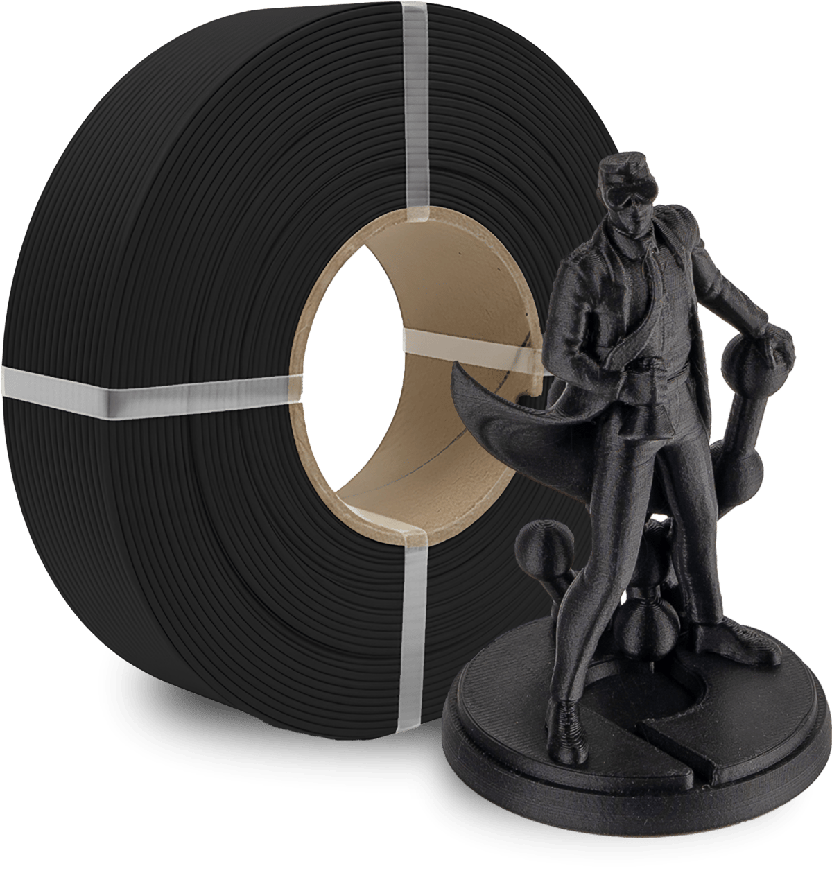 Panchroma PLA Refill – Mat Kömür Siyah Filament
