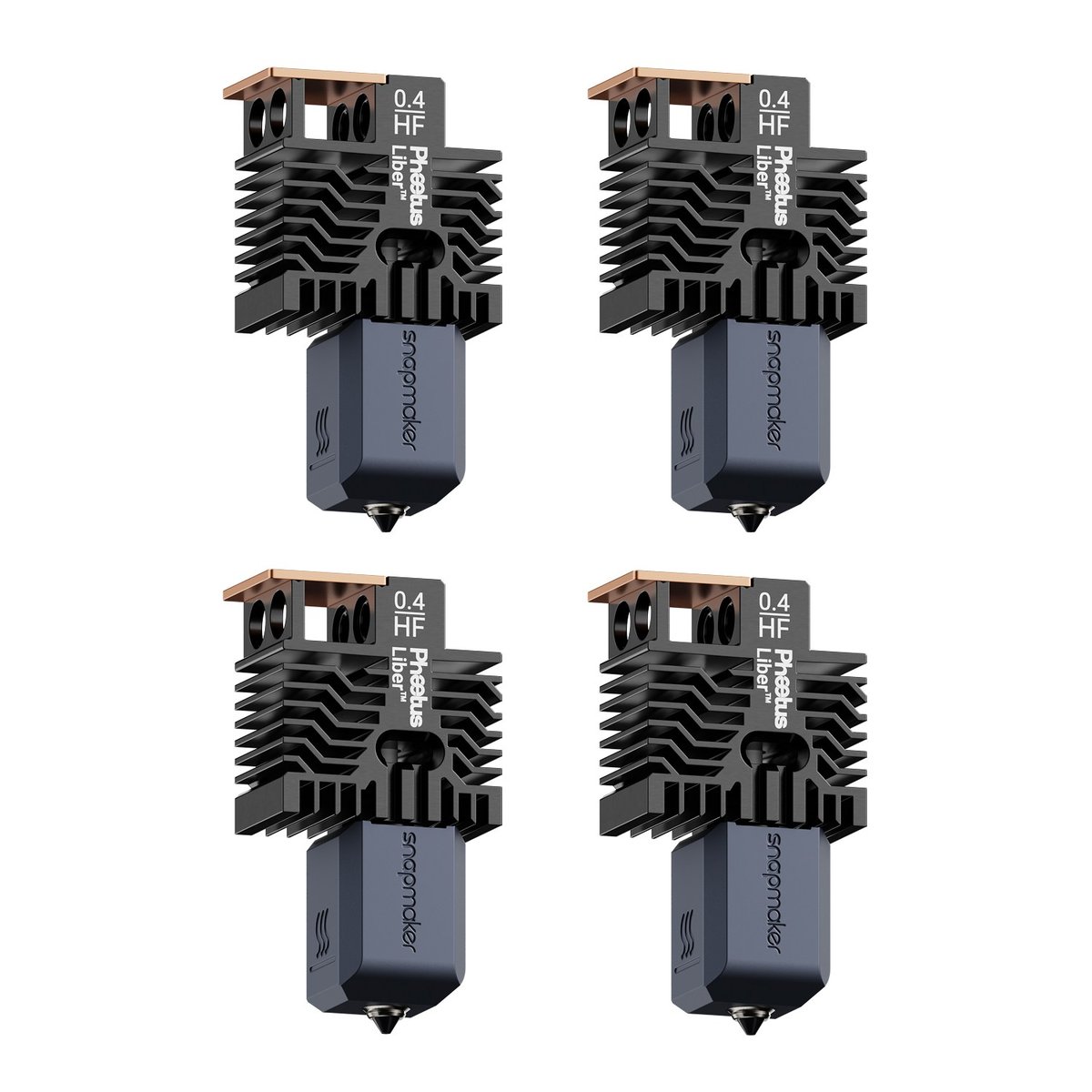 Phaetus Snapmaker U1 0.4mm Liber Hotend - Dörtlü