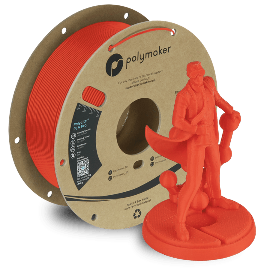 PolyLite PLA Pro Filament Kırmızı - Dayanıklı ve Kolay Baskı