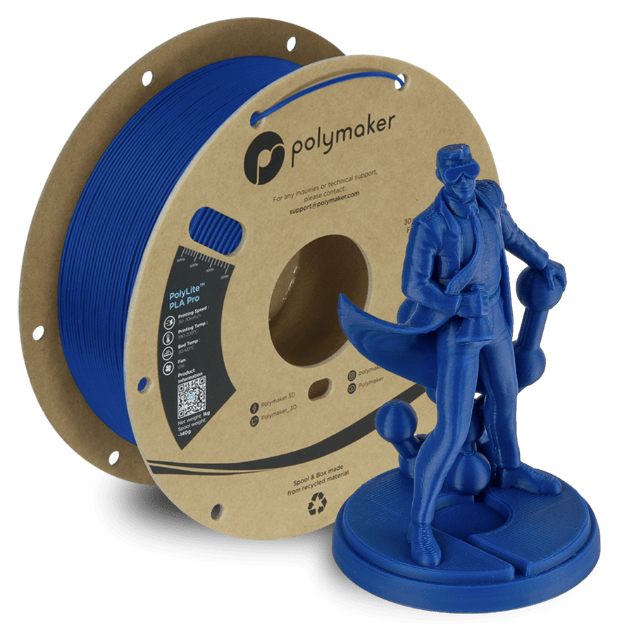 PolyLite PLA Pro Filament Mavi - Dayanıklı ve Kolay Baskı