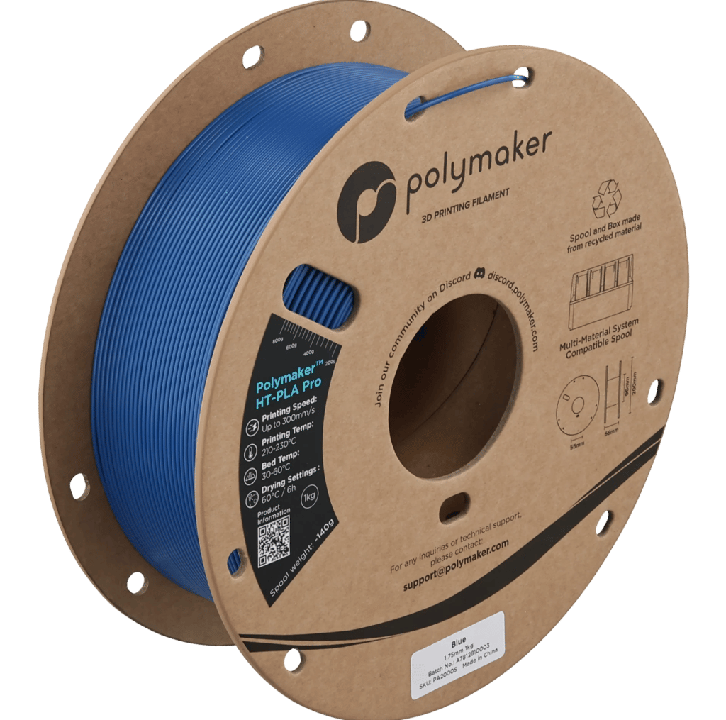 Polymaker HT-PLA Pro Filament Mavi - 1 lg 1.75mm