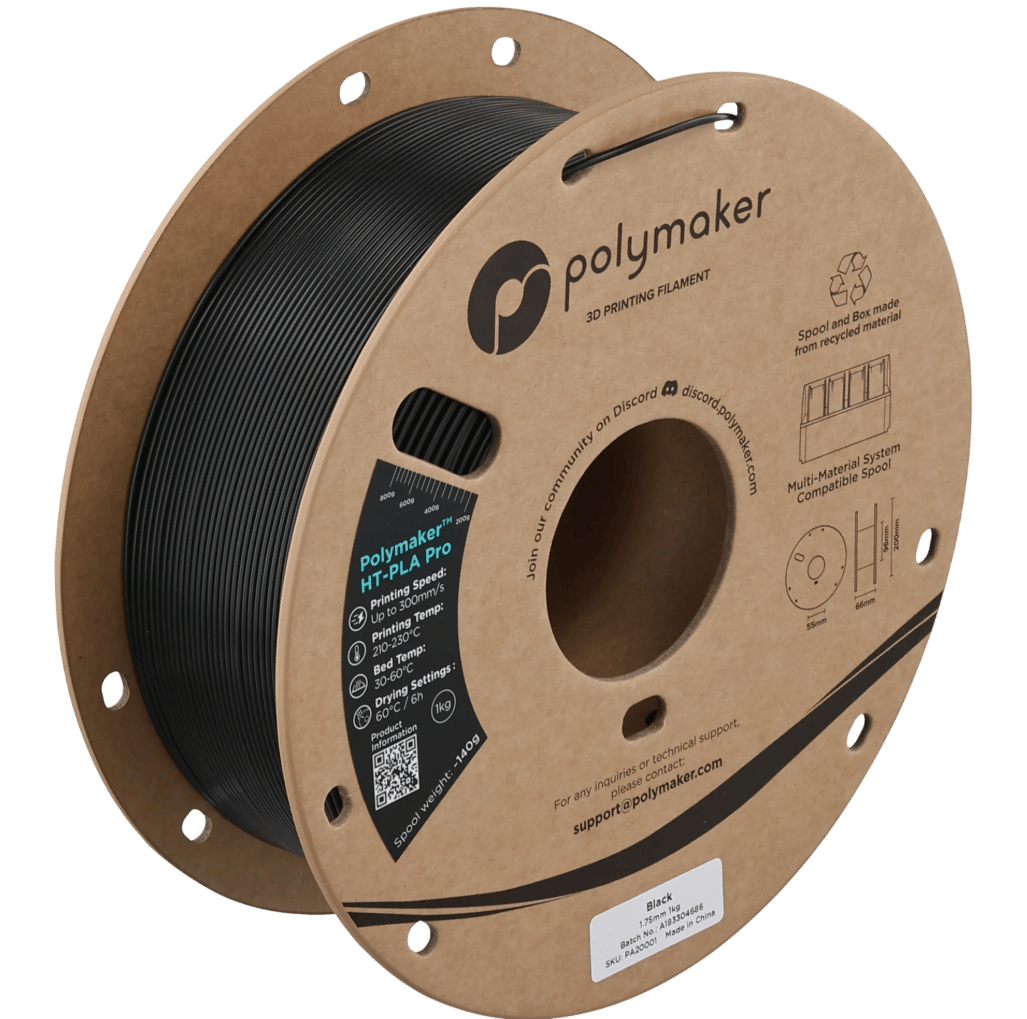 Polymaker HT-PLA Pro Filament Siyah - 1 kg 1.75mm