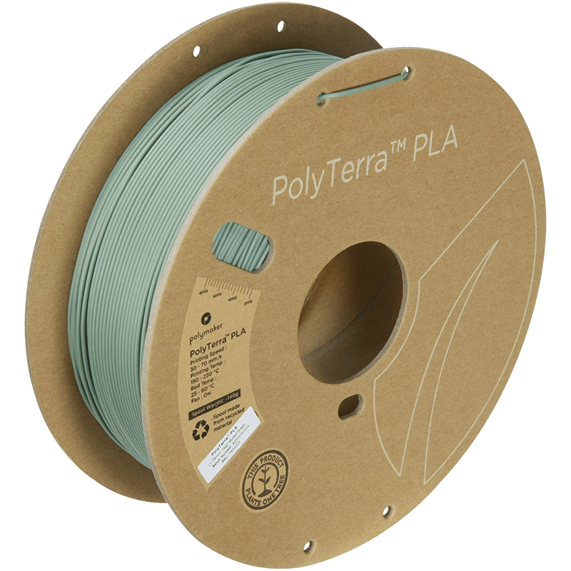 PolyTerra PLA Filament Yumuşak Yeşil - 1 kg 1.75mm