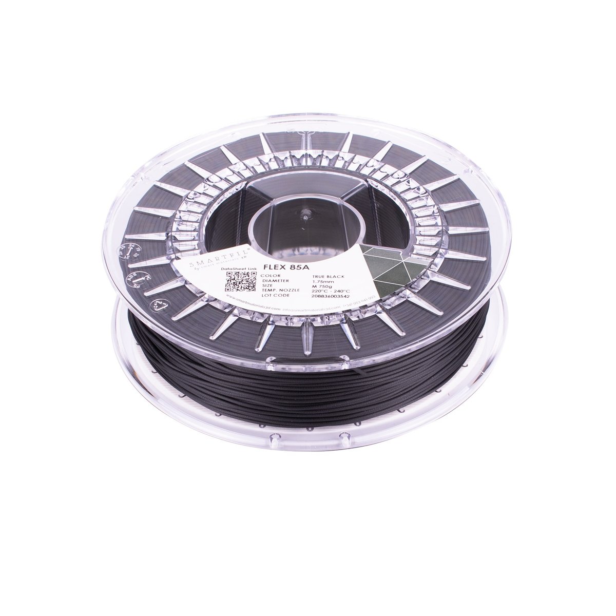 Smartfil Flex 85A Filament Siyah - 1 kg 1.75mm