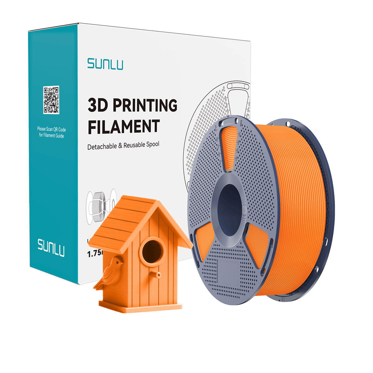 Sunlu ASA Filament Güneş Turuncu - 1 kg 1.75mm