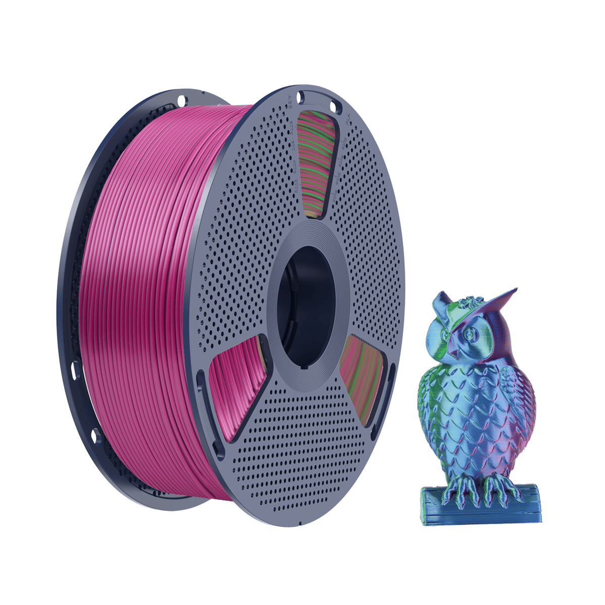 Sunlu Silk PLA+ 3 Renk Mavi – Yeşil – Mor - 1kg 1.75mm