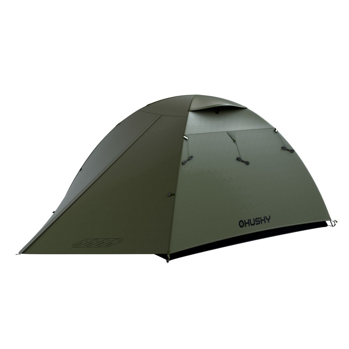 HUSKY Beast 3 Kişilik Çadır (Askeri Yeşil) | Husky Outdoor Türkiye