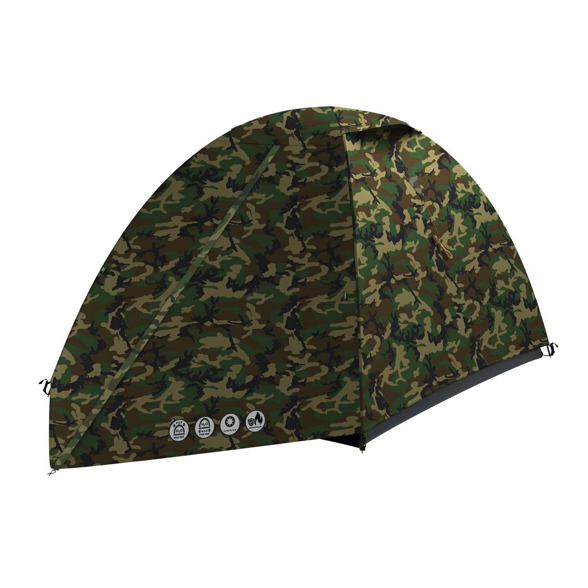 HUSKY BIZAM ARMY 2 KİŞİLİK ÇADIR (KAMUFLAJ)