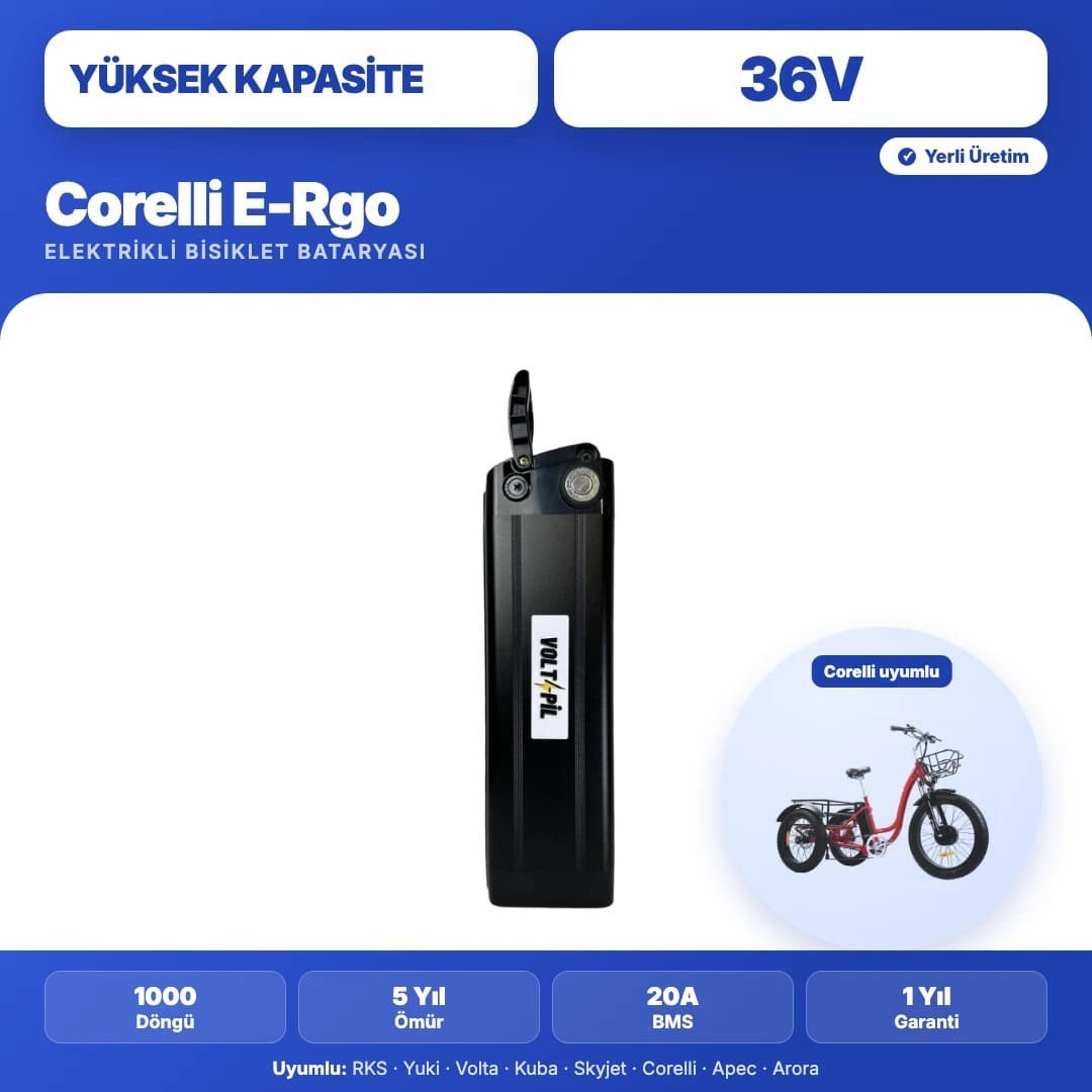Corelli E-Rgo Batarya
