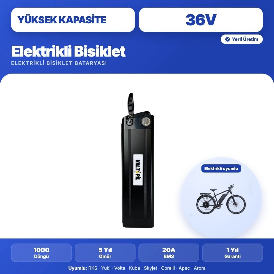 Elektrikli Bisiklet Batarya 36V 10Ah