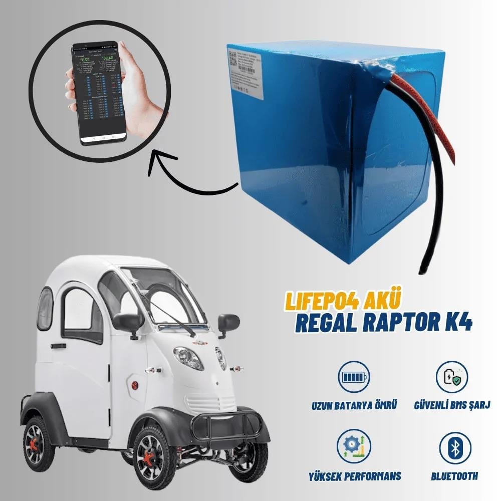 REGAL RAPTOR K4 LiFePO4 Batarya Lityum Akü