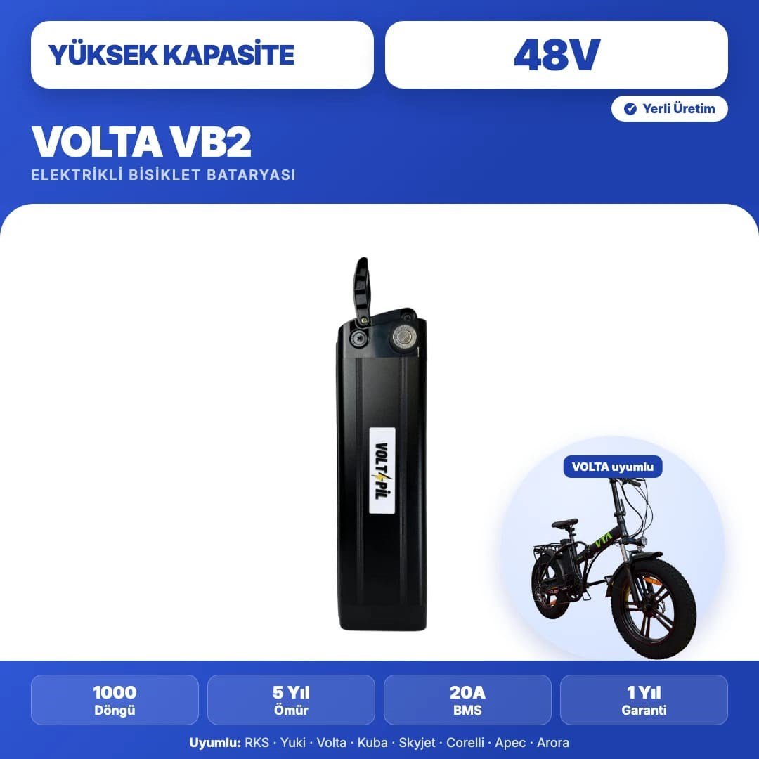 VOLTA VB2 Batarya 48V