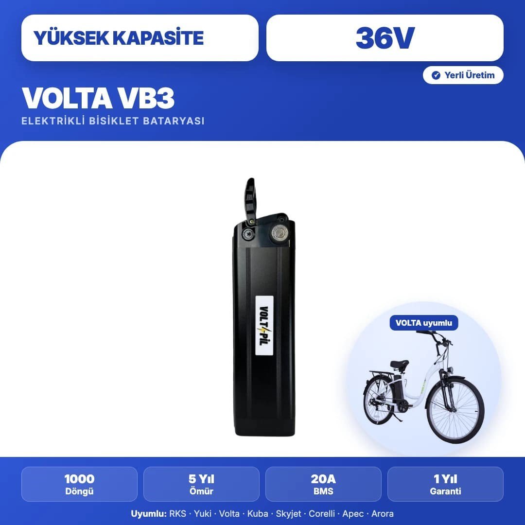 VOLTA VB3 Batarya