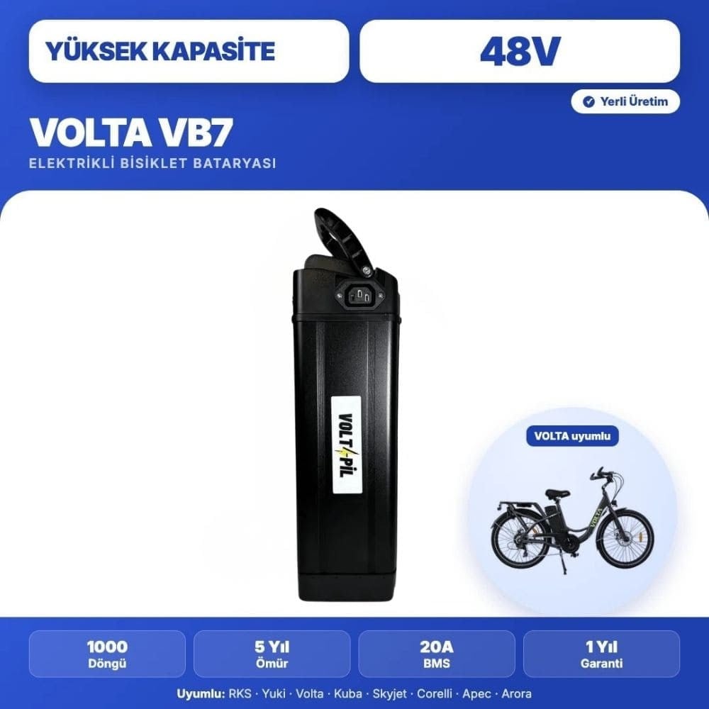VOLTA VB7 Batarya Aküsü 48V