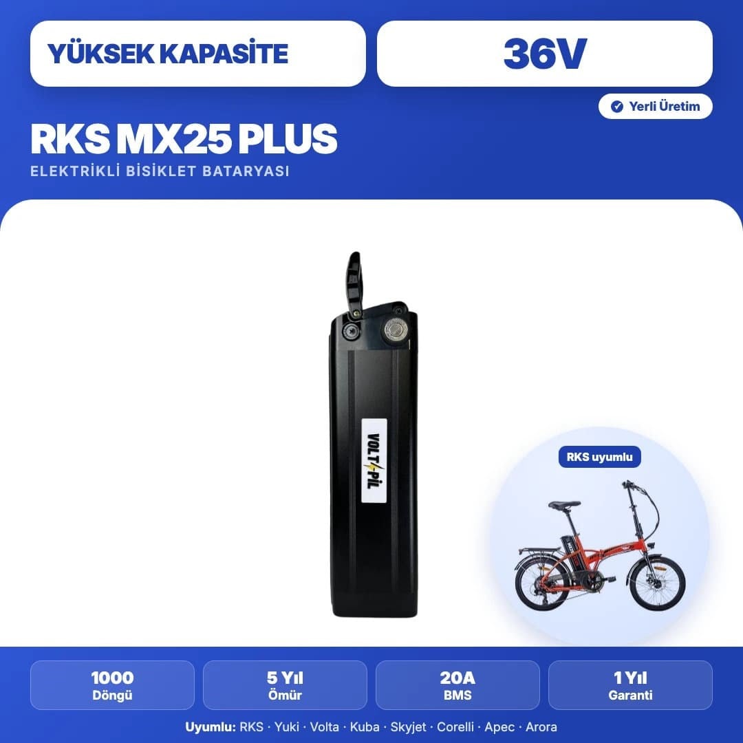 RKS MX25 PLUS Batarya