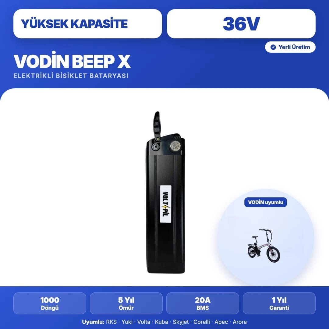 VODİN BEEP X Batarya