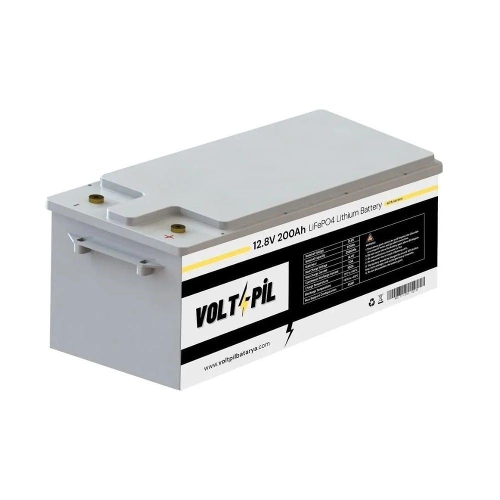 Voltpil 12.8V 200Ah LiFePO4 Akü