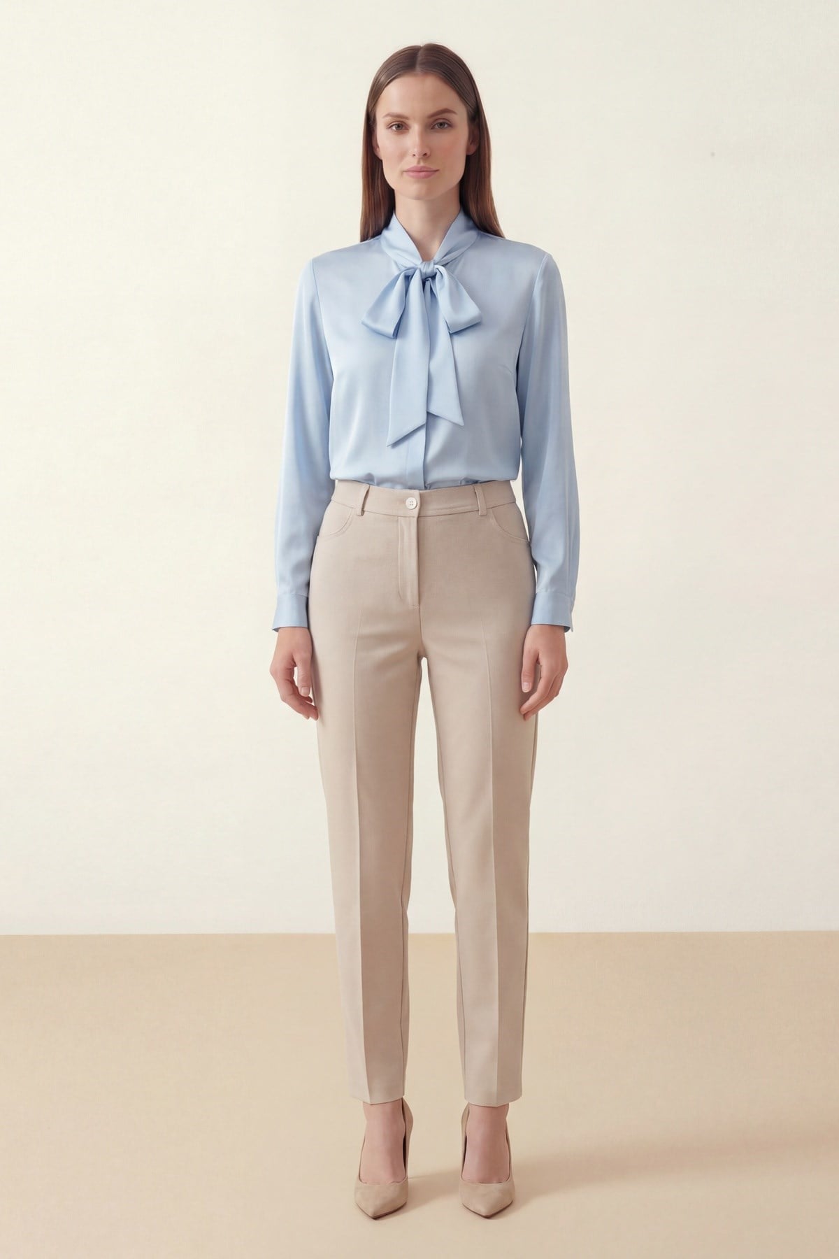 Tulin Cepli Basic Pantolon BEJ
