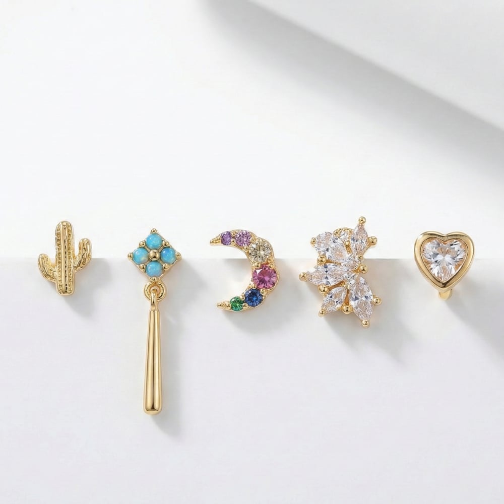 925 Gümüş Tragus Küpe