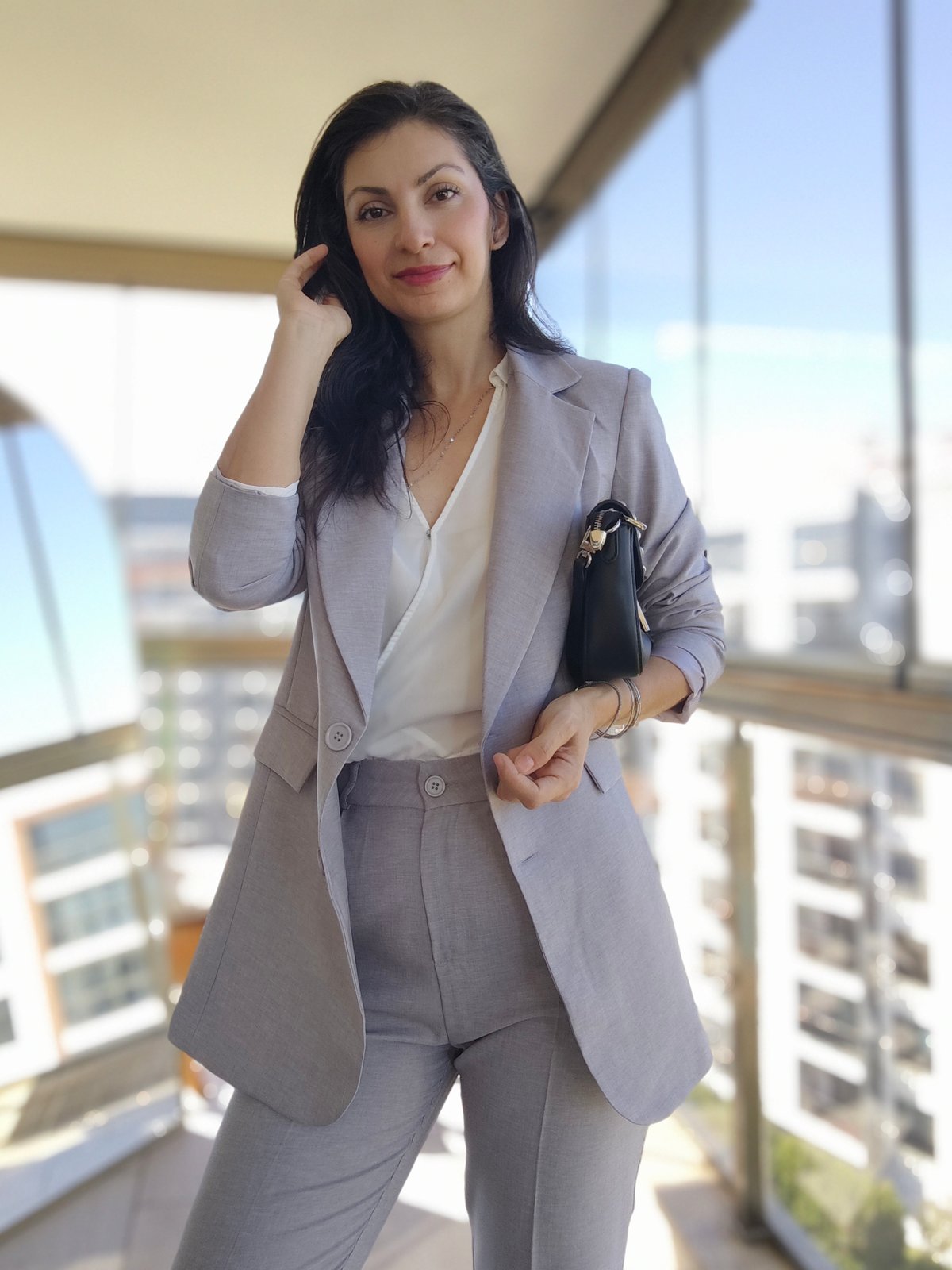  Blazer Ceket Gri