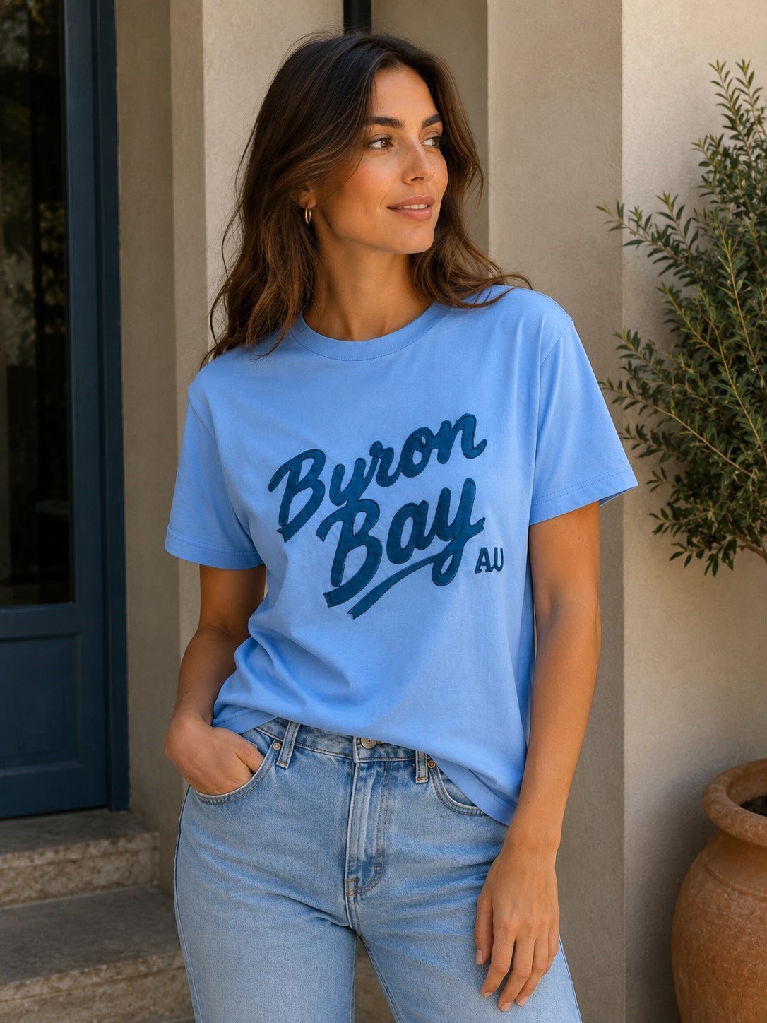 Bylon T-shirt Mavi