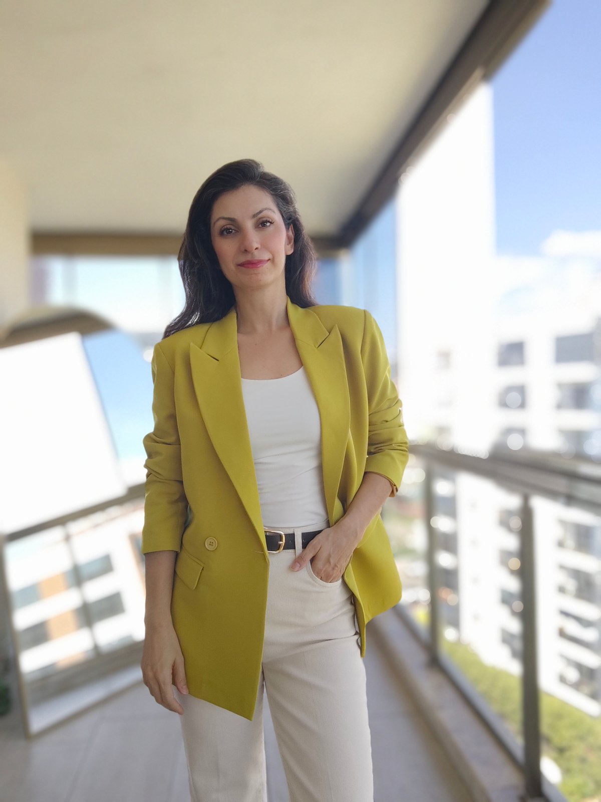 Fıstık Yeşili Blazer Ceket