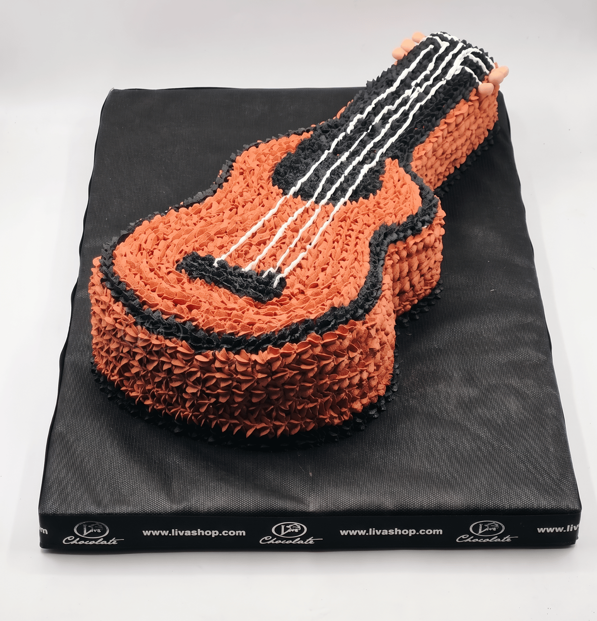 Akustik Gitar Şekilli Özel Pasta