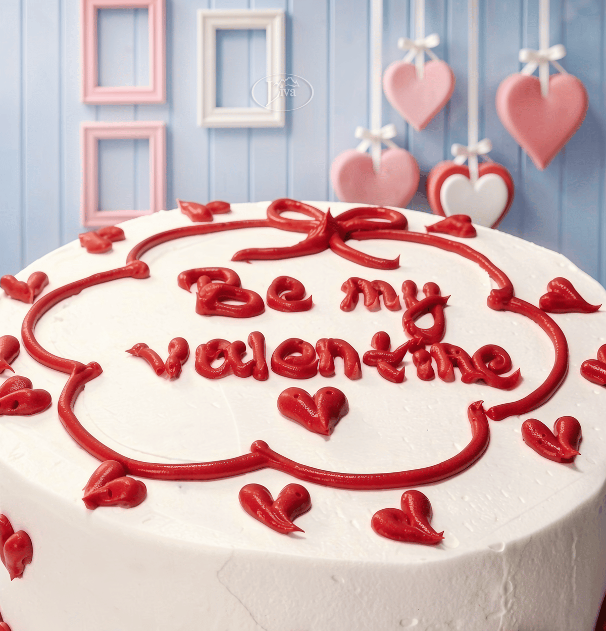 Be My Valentine Yazılı Pasta