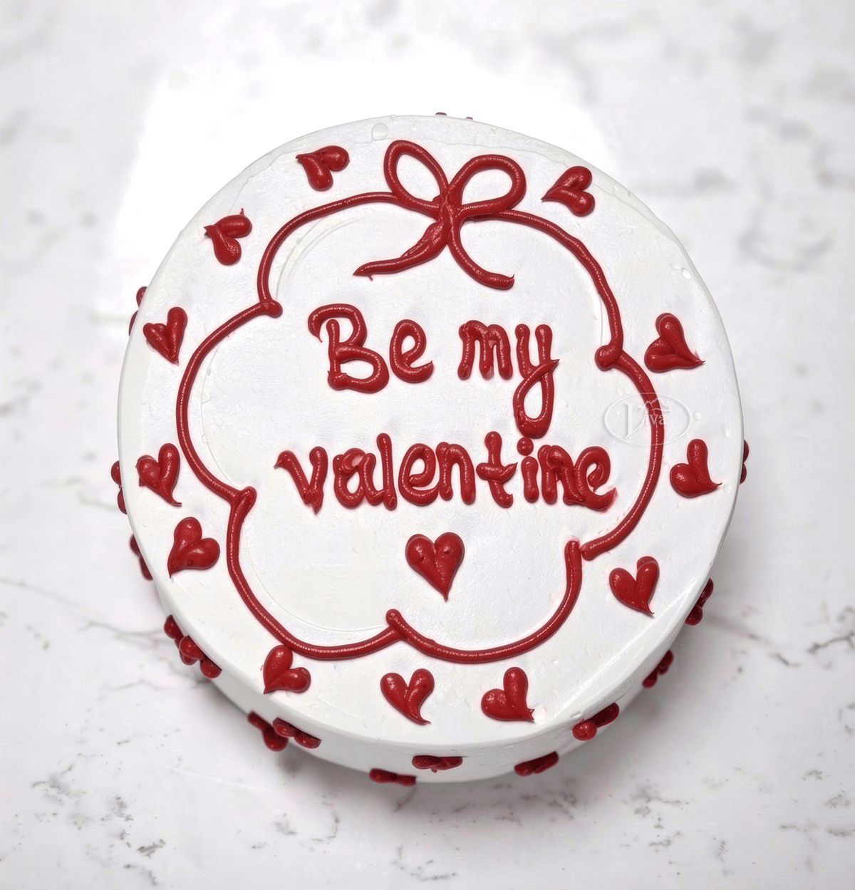 Be My Valentine Yazılı Pasta