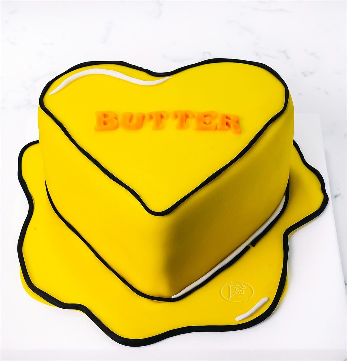Butter Karikatür Pasta