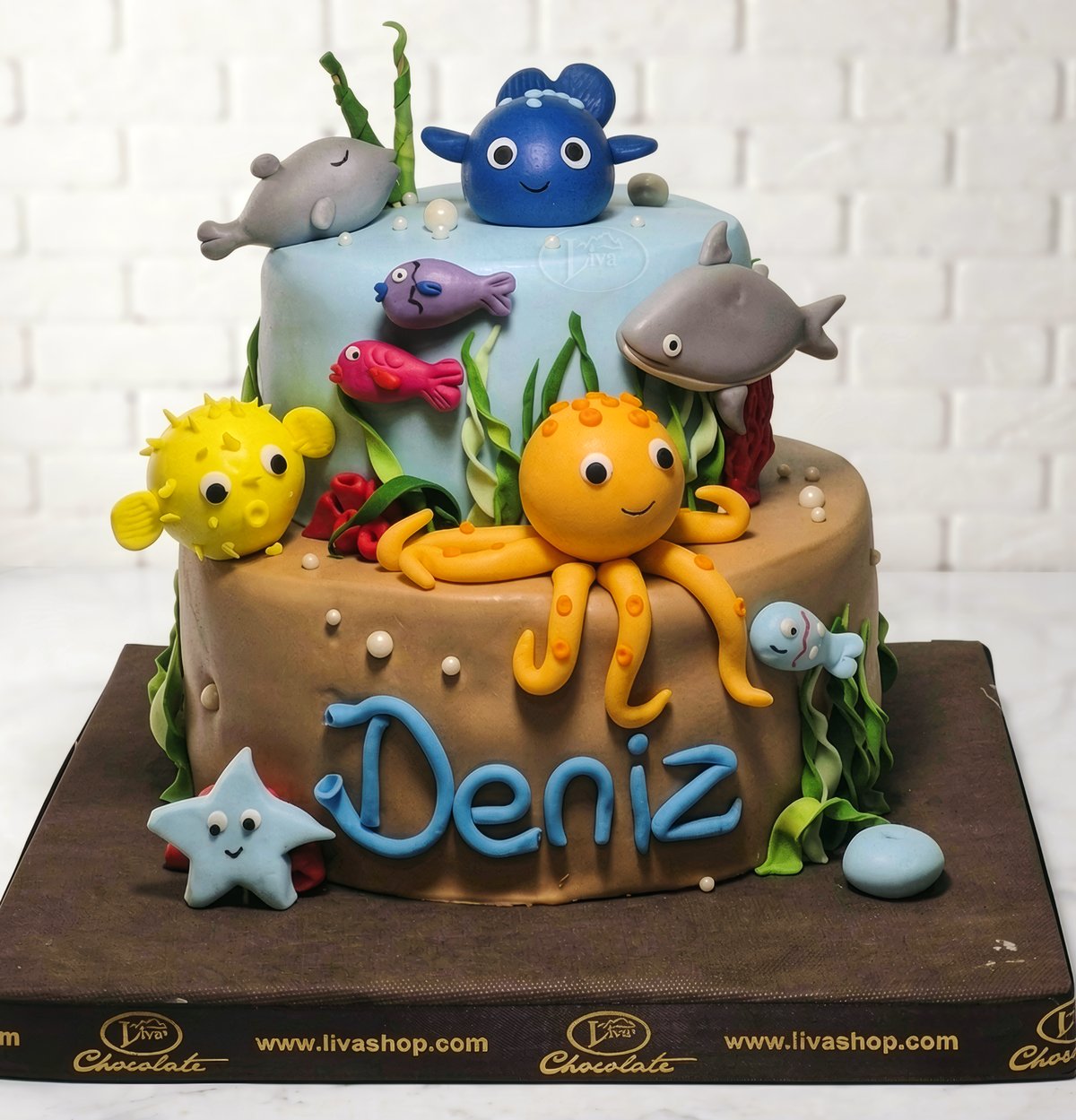 Derin Mavi Serüveni Özel Pasta