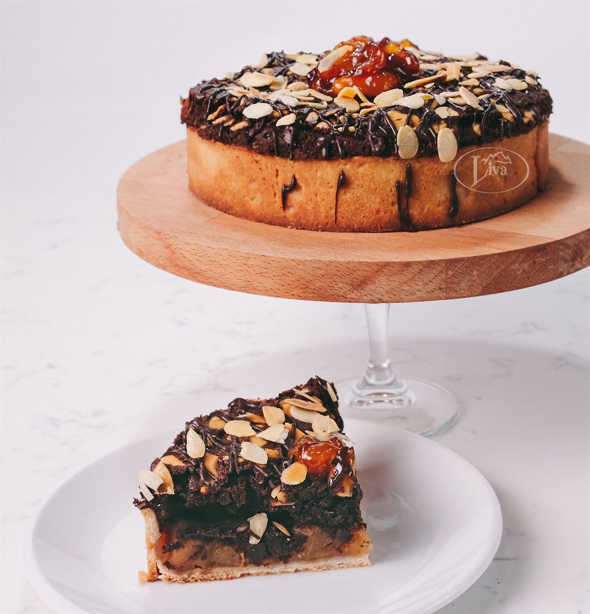 Elmalı Kakaolu Tart