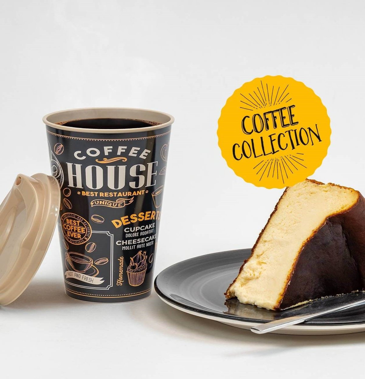 Filtre Kahve + San Sebastian Cheesecake
