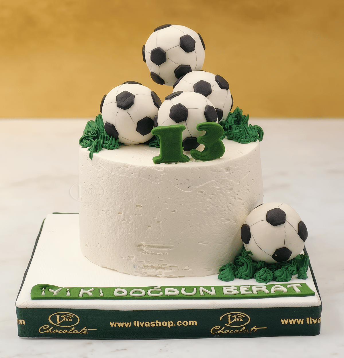 Futbol Topu Şenlik Özel Pasta