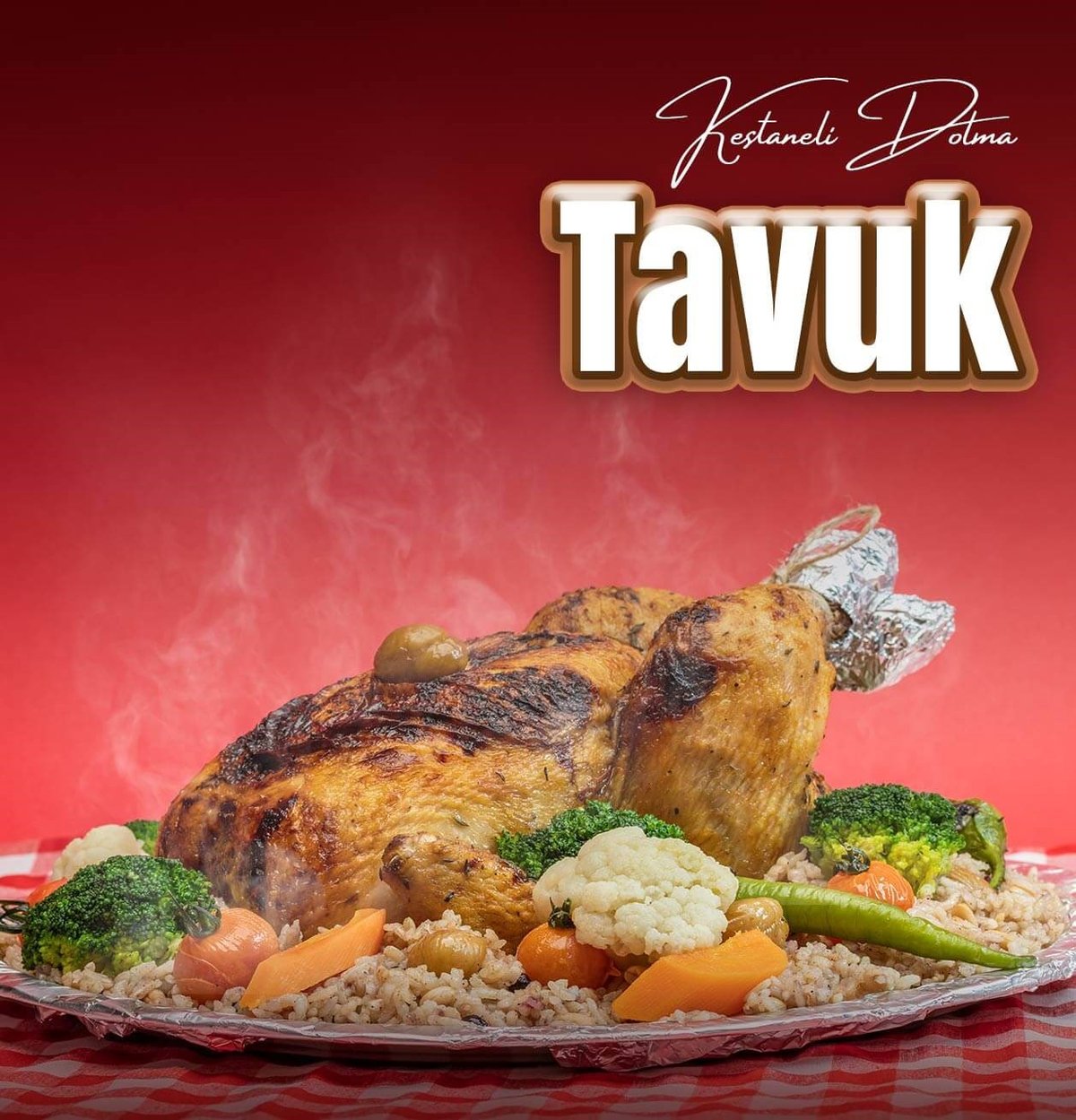 Kestaneli İç Pilavlı Tavuk Dolma