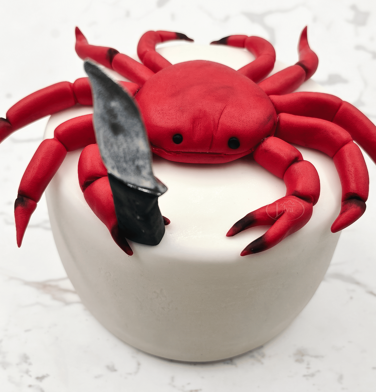 Kırmızı Yengeç Deniz Özel Pasta