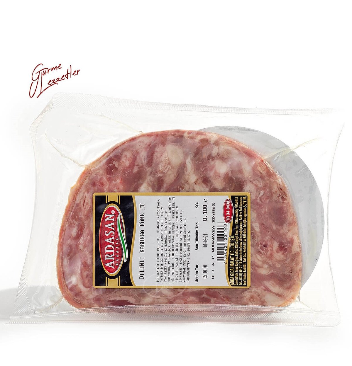 Liva Gurme Dana Kaburga Füme Et 100 Gr