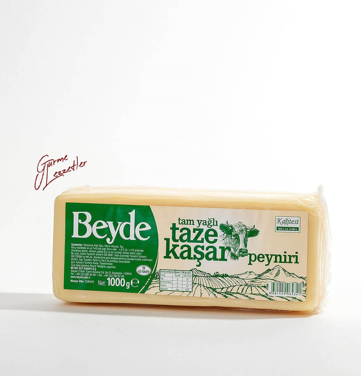 Liva Gurme Kaşar Peynir 1000 Gr