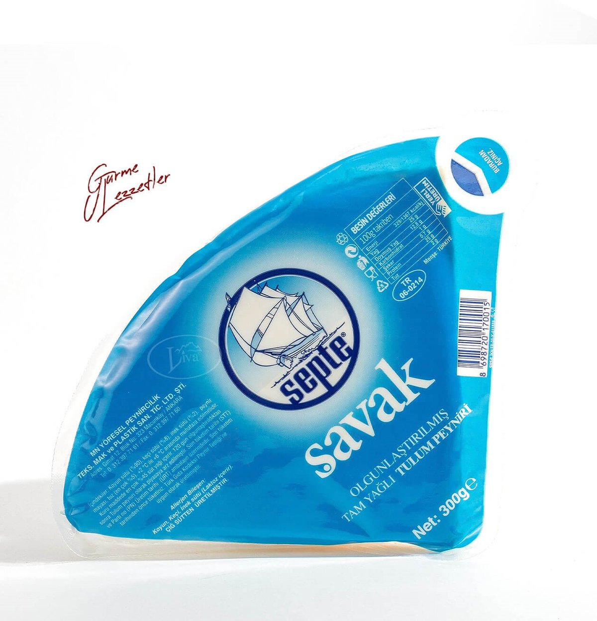 Liva Gurme Tulum Peynir Vakumlu 300 Gr