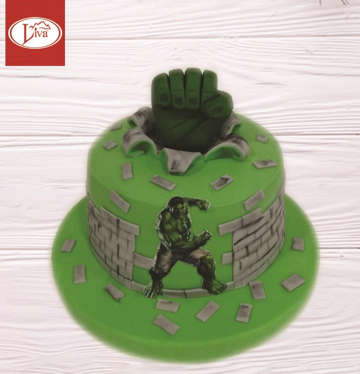 Liva Hulk Yeşil Dev Özel Pasta
