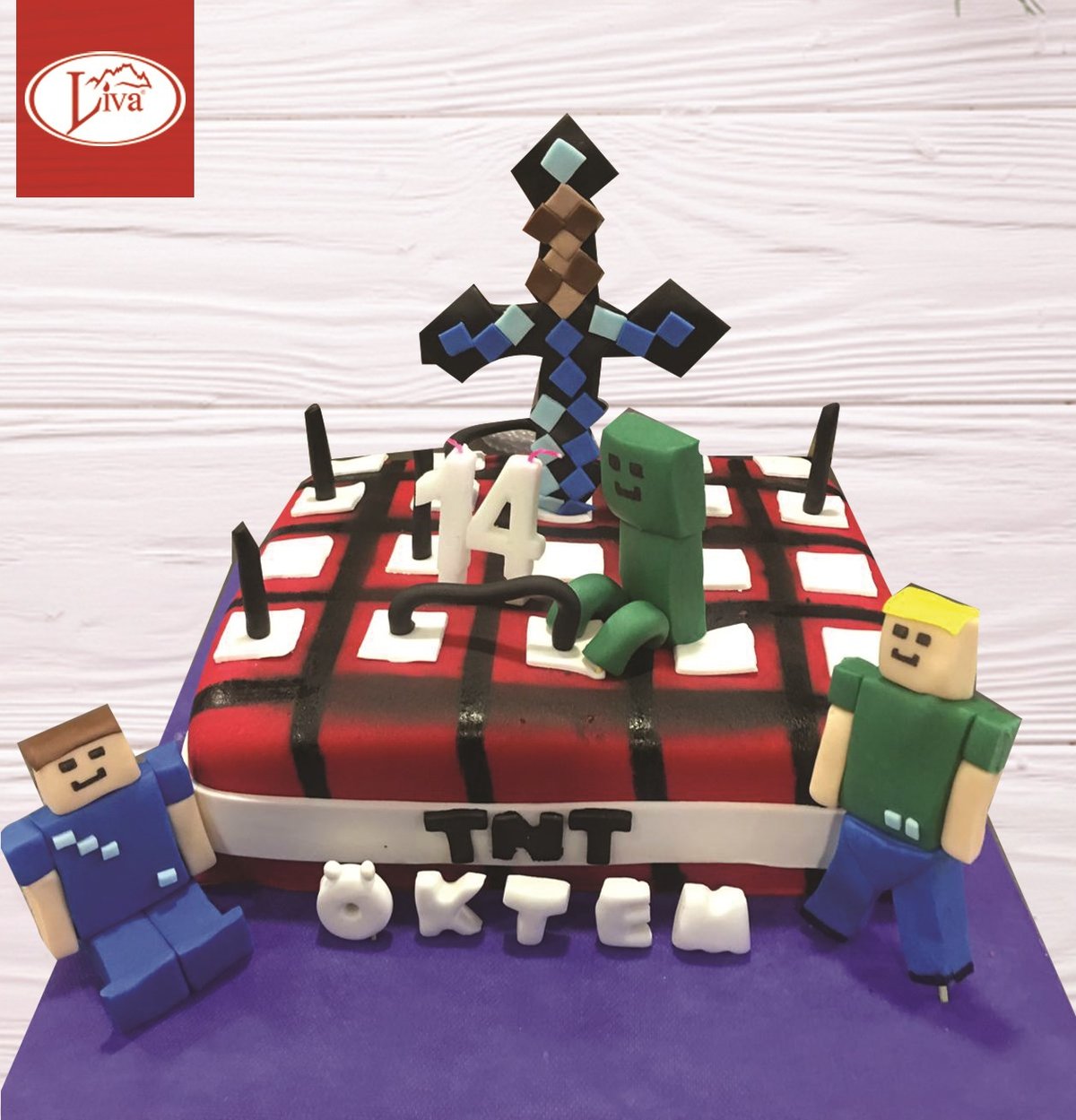 Liva Minecraft Tnt Özel Pasta