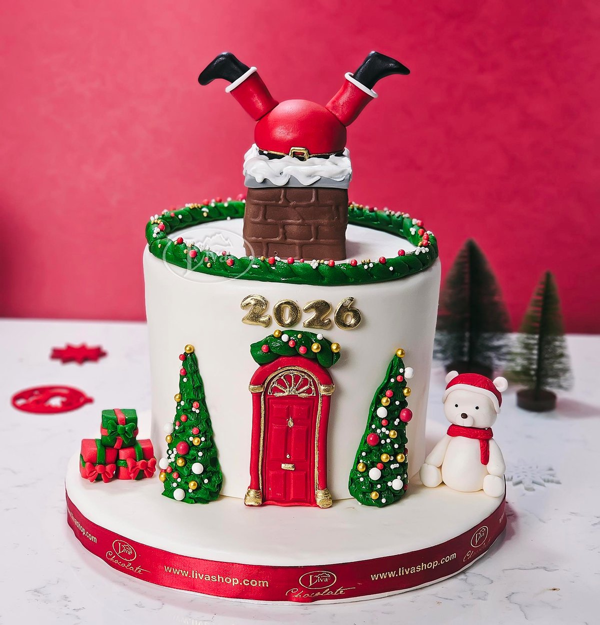 Liva Yılbaşı Noel Baba Geliyor Özel Pasta