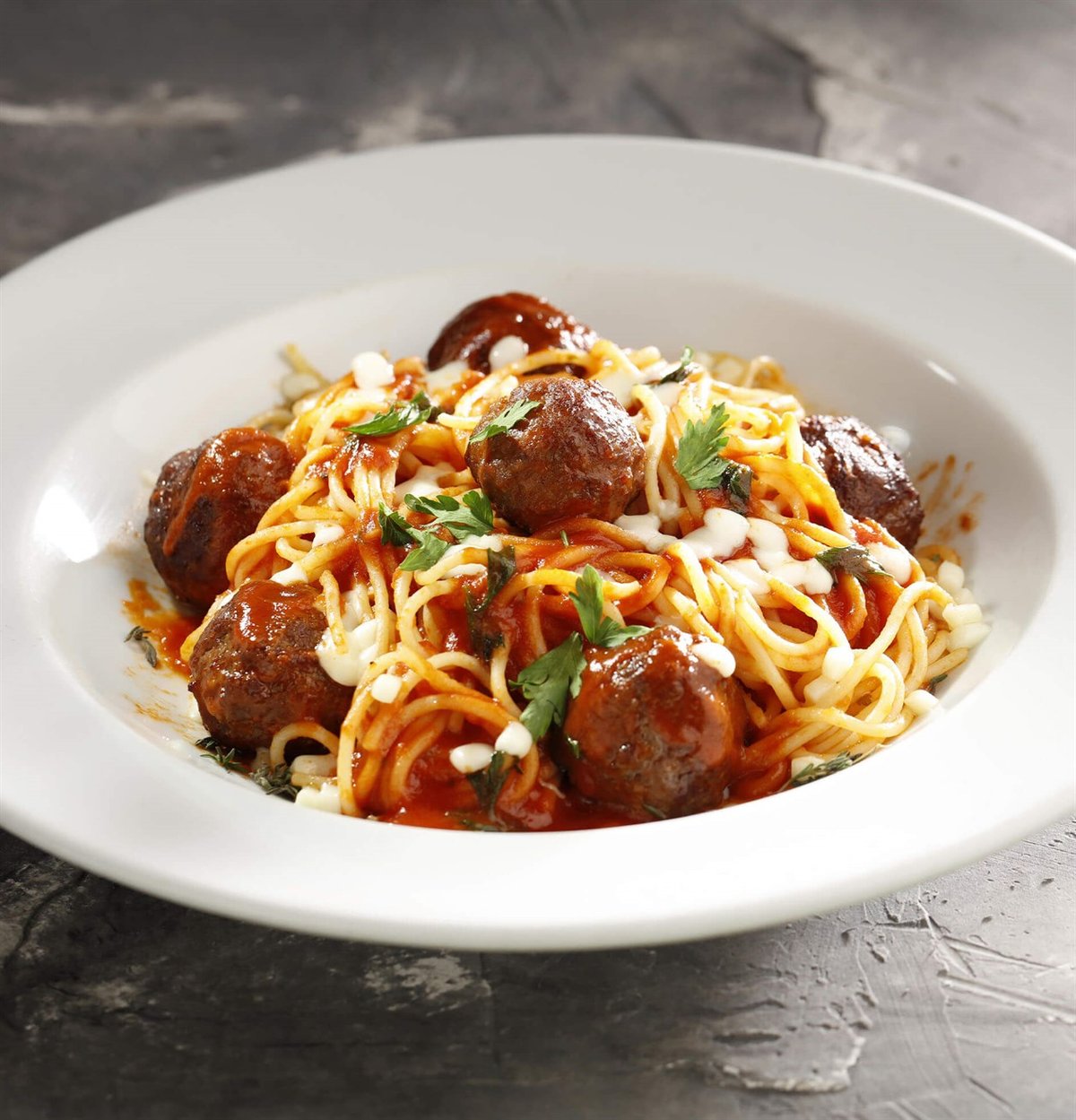Misket Köfteli Spaghetti