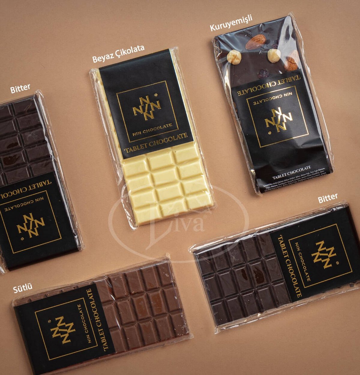 NiN Chocolate 5 Al 3 Öde Tablet Çikolatalar