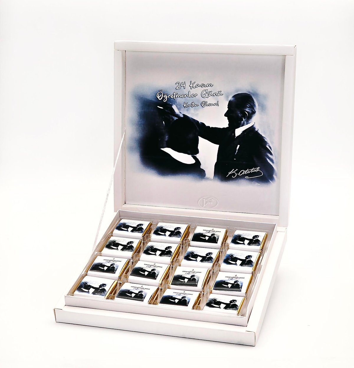 Öğretmenler Günü Başöğretmenimiz Sargılı Madlen Çikolata 48'li Paket