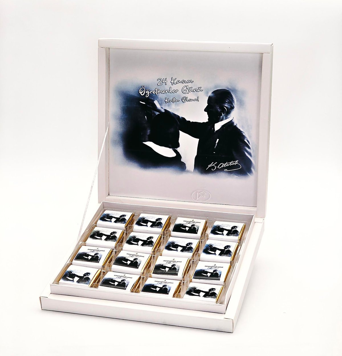 Öğretmenler Günü Başöğretmenimiz Sargılı Madlen Çikolata 48'li Paket