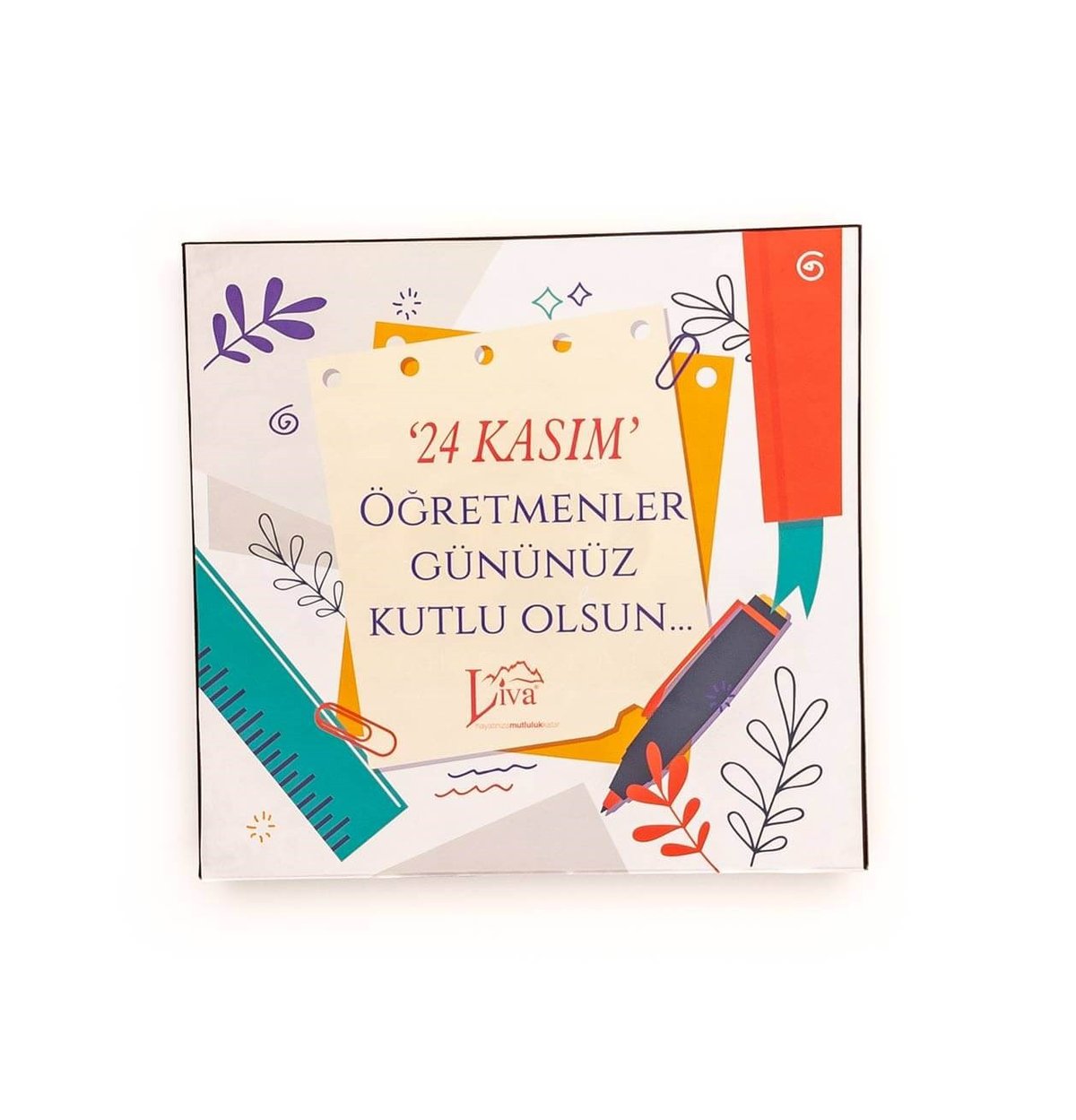 Öğretmenler Günü Sargılı Madlen Çikolata 48'li Paket