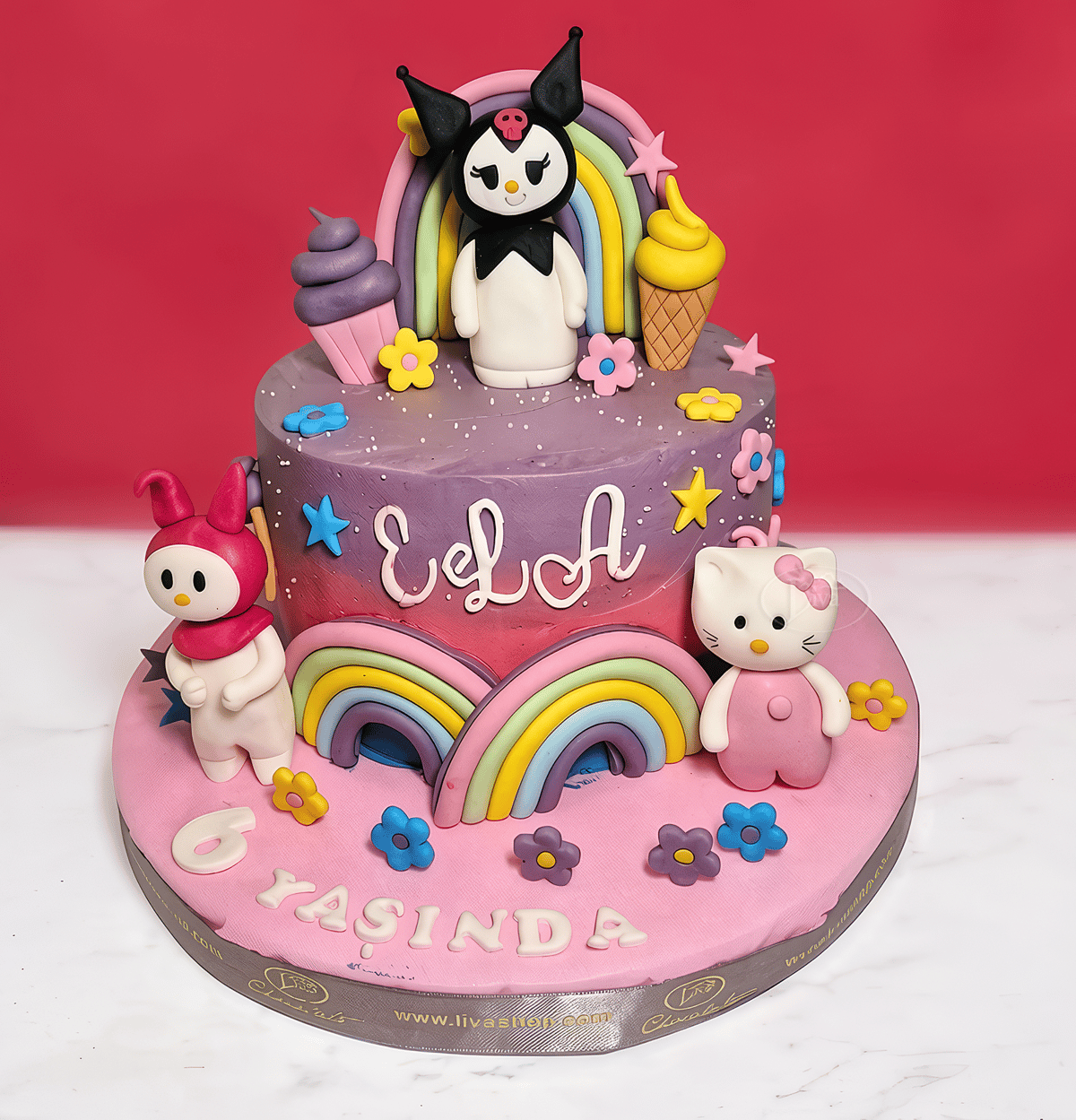 Pastel Masal Bahçesi Özel Pasta